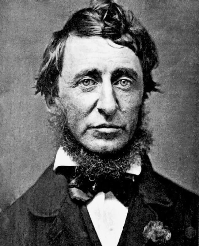Henry David Thoreau, 1856. Photo: B.D. Maxham