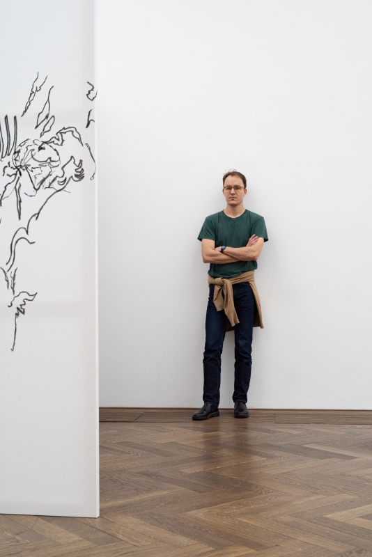 Nick Mauss, Bizarre Silks, Private Imaginings and Narrative Facts, etc., Kunsthalle Basel, 2020. Photo: Dominik Asche / Kunsthalle Basel