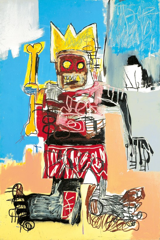 Jean-Michel Basquiat, Untitled 1982. ï¿½ Estate of Jean-Michel Basquiat. Licenced by Artestar, New York