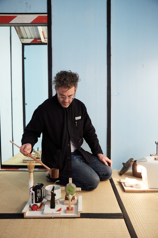 Tom Sachs: Tea Ceremony, exhibition view, The Noguchi Museum, New Yorl, 2016. Photo: Studio Tom Sachs, ï¿½ Tom Sachs 